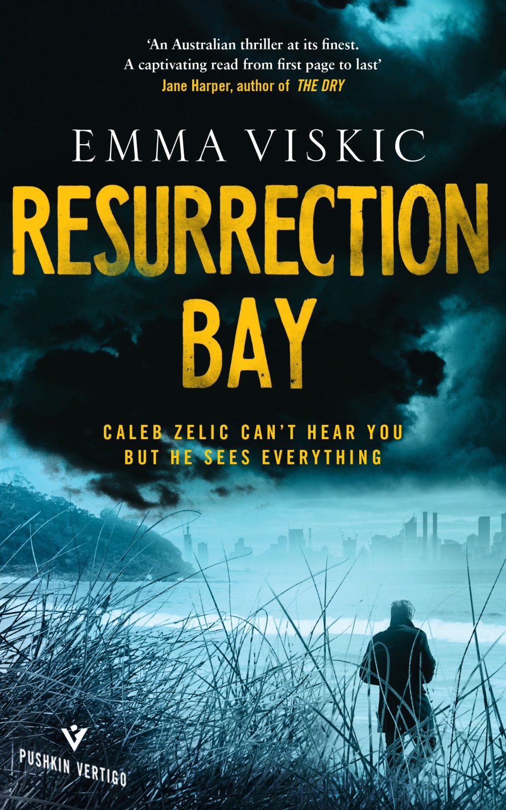 Resurrection Bay by Emma Viskic book review by Dave Lancaster for Hits the Fan blog